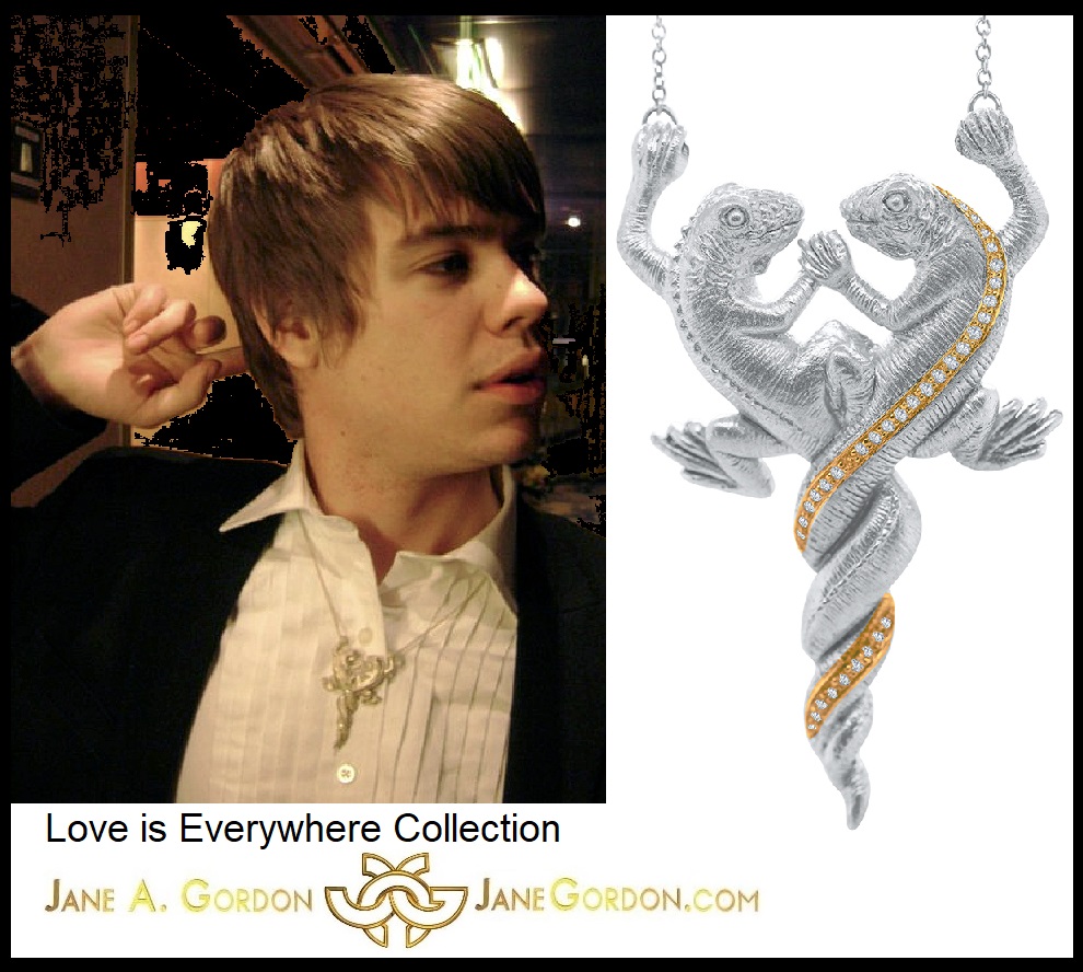 Love is Everywhere: Heart Jewelry- Lizards. Jane Gordon Jewelry