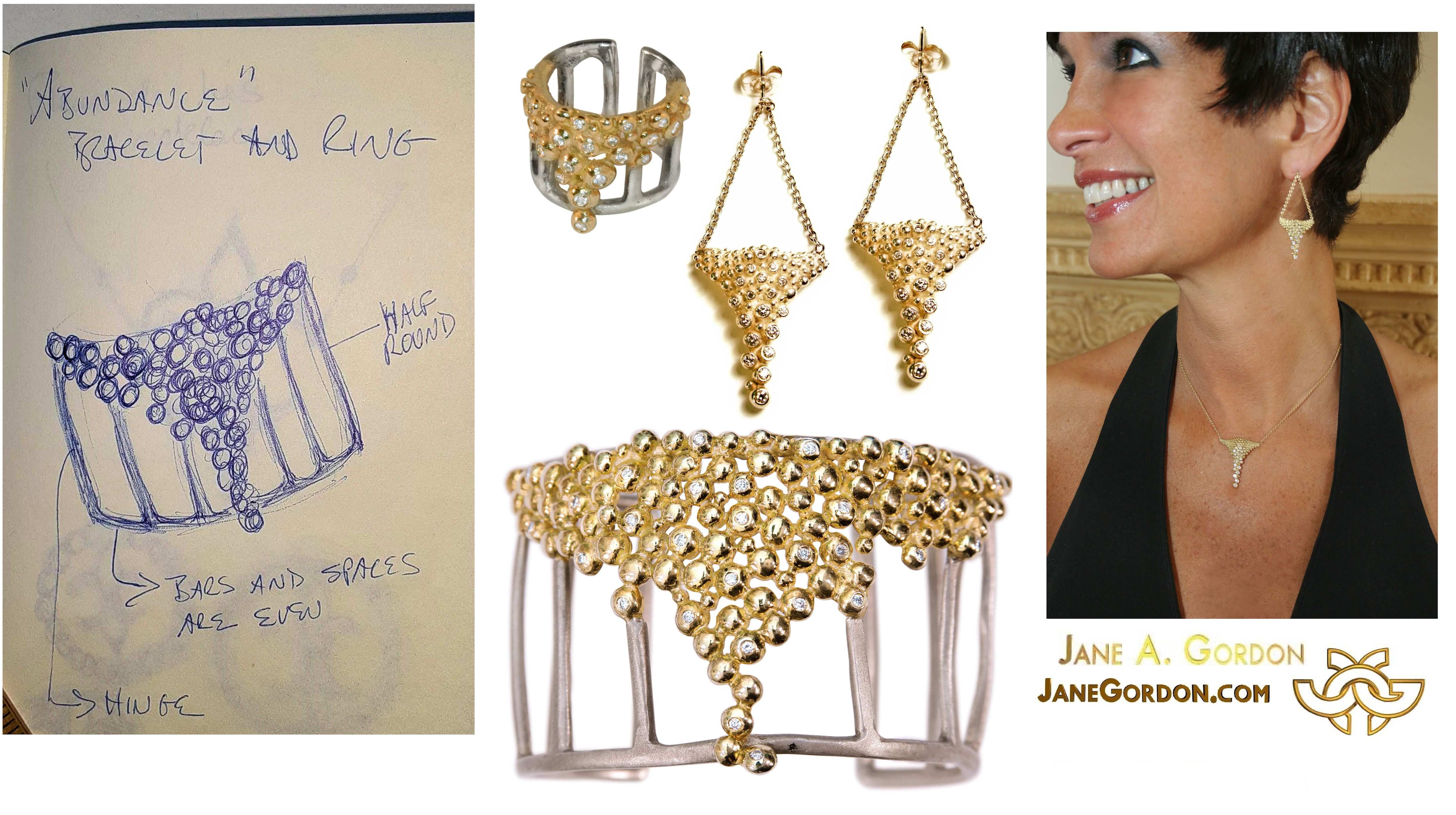 Abundance Overflow: Gratitude. Jane Gordon Jewelry