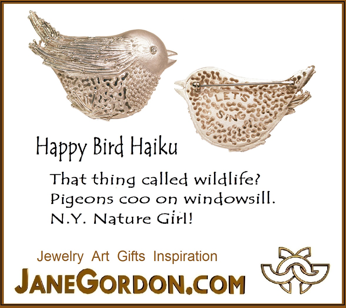 Happy Bird - Jane Gordon Jewelry