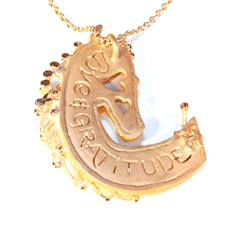 Magic Mane-Horse Necklace-Rear view