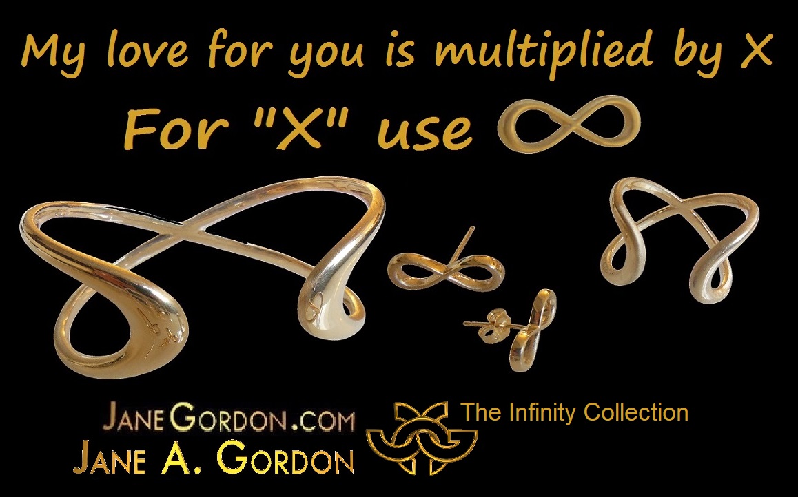 Infinity Rings Bracelet Earrings Necklace-Jane Gordon Jewelry