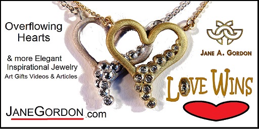 Overflowing Heart Necklace: Love Wins