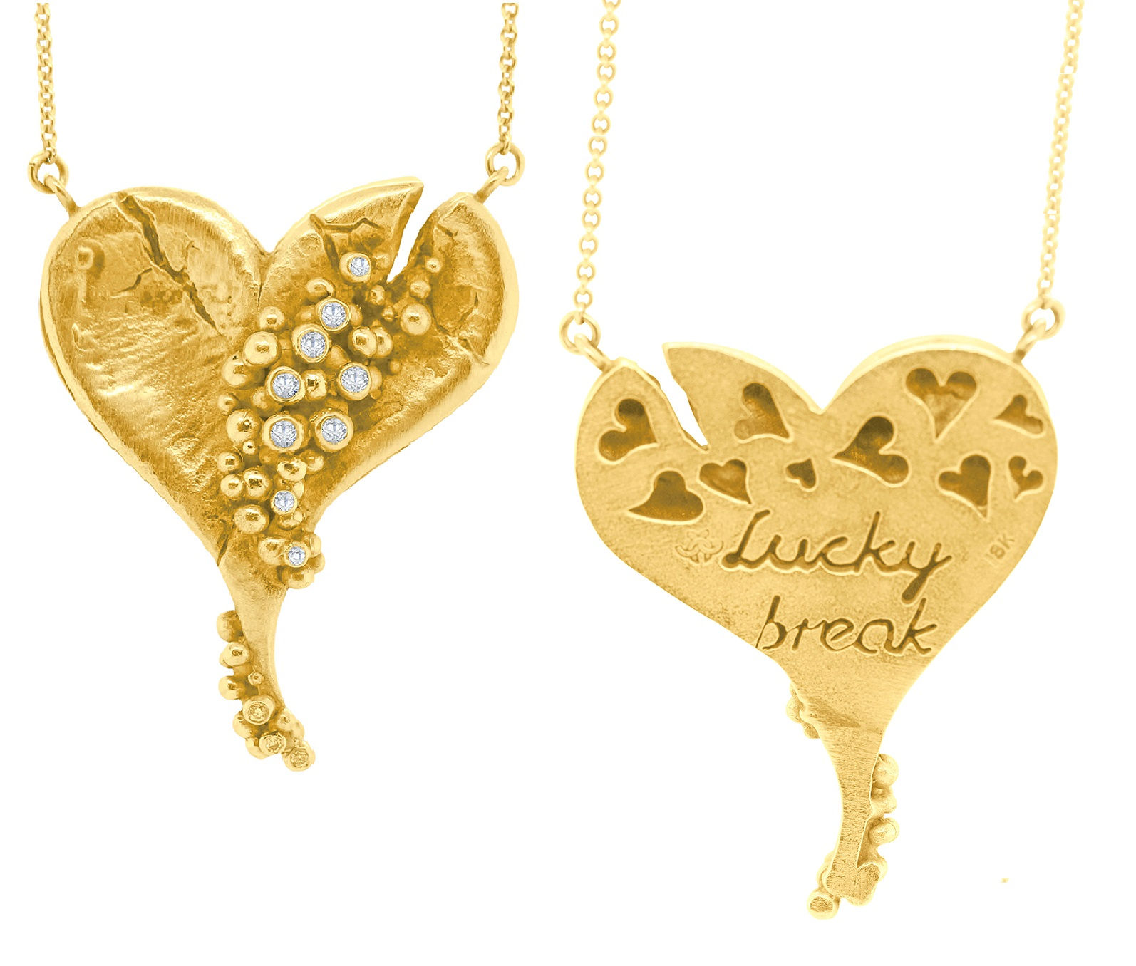 Lucky Break Heart Pendant