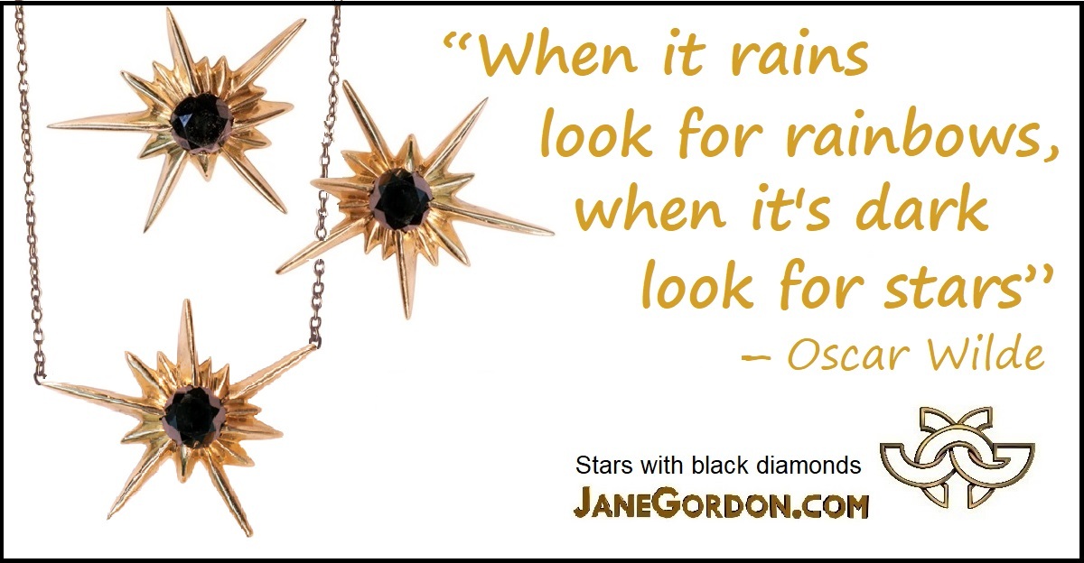 Star necklace and earrings- Jane Gordon Jewelry